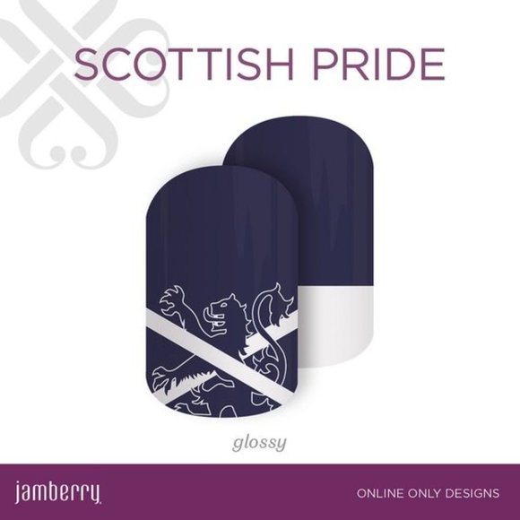 Nail Wraps - Scottish Pride (full sheet) - Picture 1 of 7